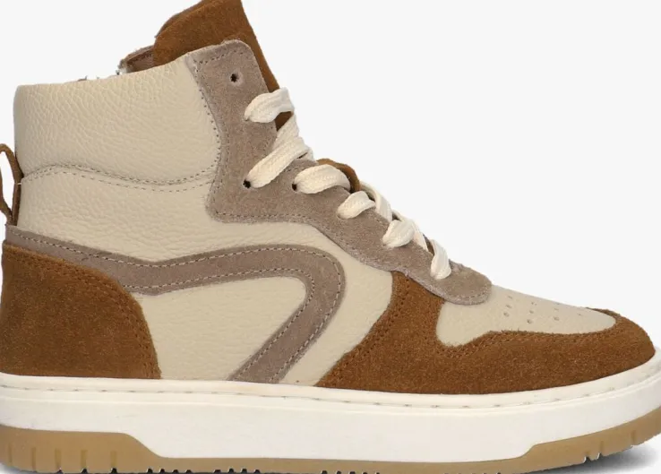 beige ton & ton hoge sneakers bjorne