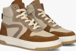 beige ton & ton hoge sneakers bjorne