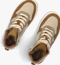 beige ton & ton hoge sneakers bjorne