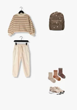 beige ton & ton lage sneakers sanna