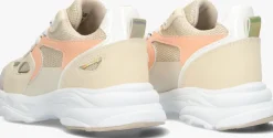 beige ton & ton lage sneakers wera