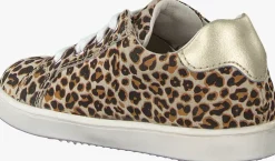 beige ton & ton lage sneakers om120142