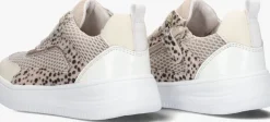 beige ton & ton lage sneakers stine