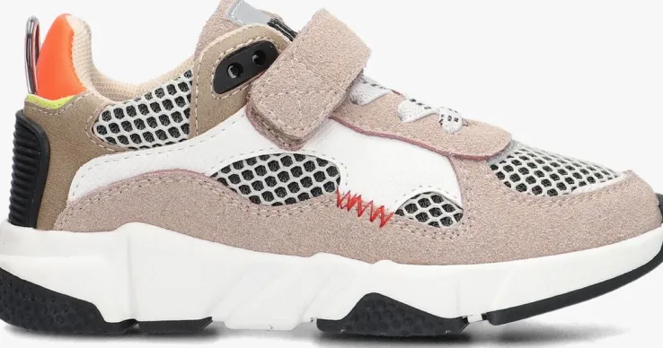 beige ton & ton lage sneakers boje