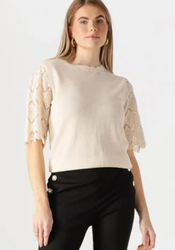 beige twinset milano top 251tp3341