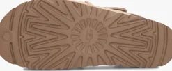 beige ugg platte sandalen w goldenstar hi