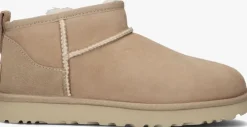 beige ugg vachtlaarzen w classic ultra mini