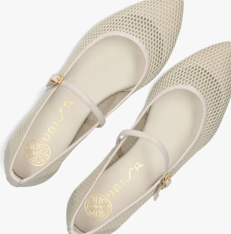 beige unisa ballerina's albega