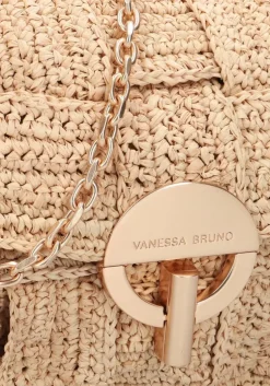 beige vanessa bruno handtas moon moyen