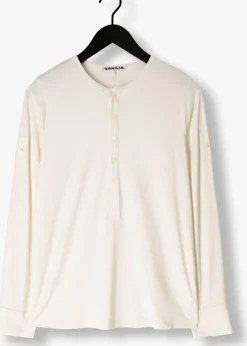 beige vanilia top soft jersey henley