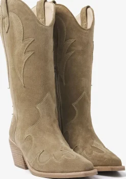 beige via vai cowboylaarzen eveline river