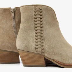 beige via vai enkellaarsjes do serena