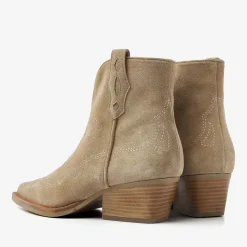 beige via vai enkellaarsjes do olivia