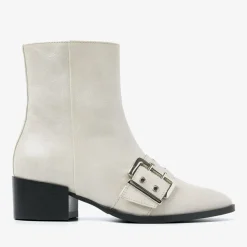 beige via vai enkellaarsjes rose camden