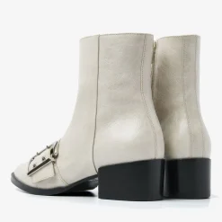 beige via vai enkellaarsjes rose camden