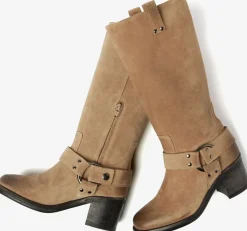 beige via vai hoge laarzen flo benson