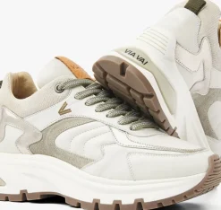 beige via vai lage sneakers liz leighton