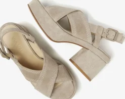 beige via vai sandalen elia paisley