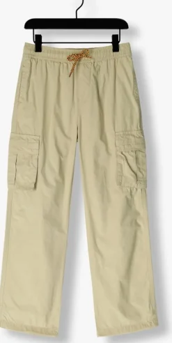 beige vingino cargobroeken solt