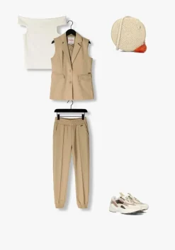beige vingino pantalon solange