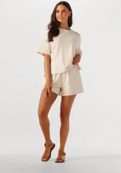 beige withblack korte broek wbltindra shorts