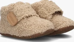 beige woden pantoffels kim teddy