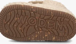 beige woden pantoffels kim teddy