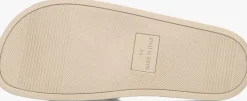 beige woolrich badslippers slide sandal dames