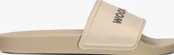 beige woolrich badslippers slide sandal