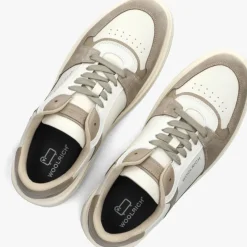 beige woolrich lage sneakers arrow court man