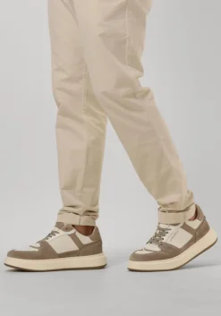 beige woolrich lage sneakers arrow court man