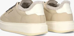 beige woolrich lage sneakers arrow women