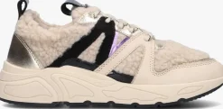 beige wysh lage sneakers carocel