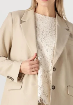 beige y.a.s. blazer yasreemaj ls blazer noos