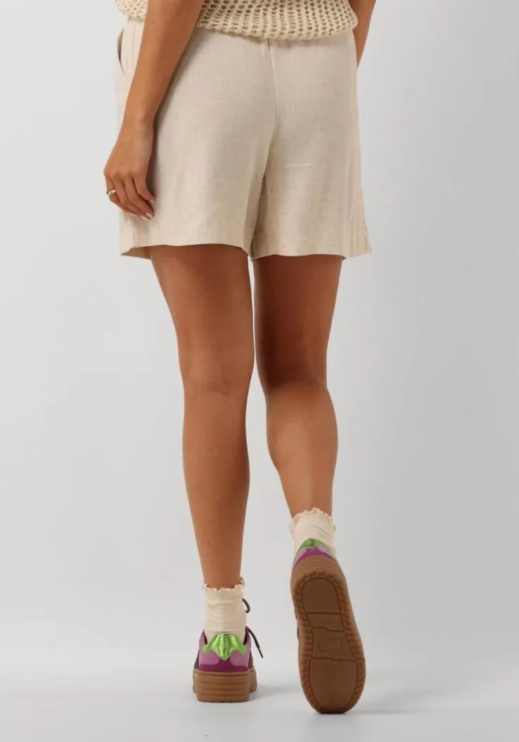 beige y.a.s. broeken yasbina hw shorts