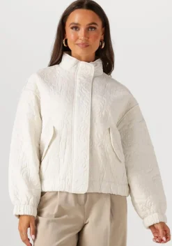 beige y.a.s. jack yasfipura ls quilted jacket s.