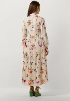 beige y.a.s. maxi jurk yasasina ls long shirt dress s.