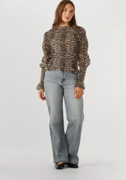 beige y.a.s. top yaschemma ls smock top