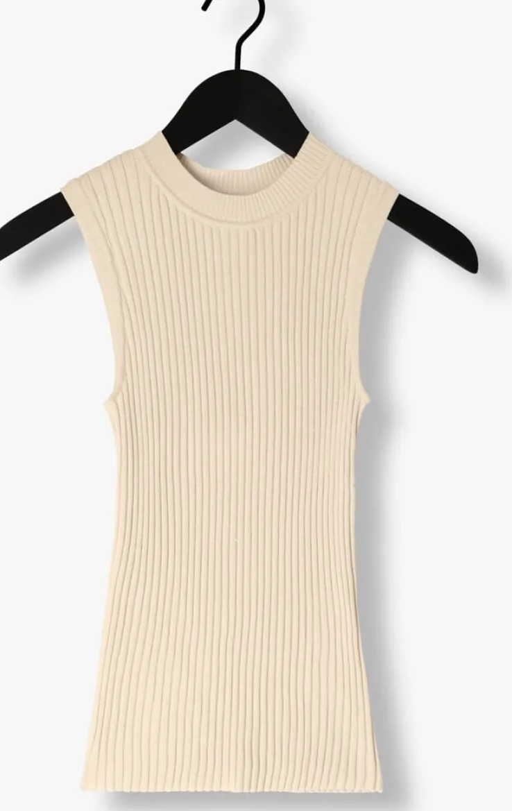 beige y.a.s. top yastanki sl knit top