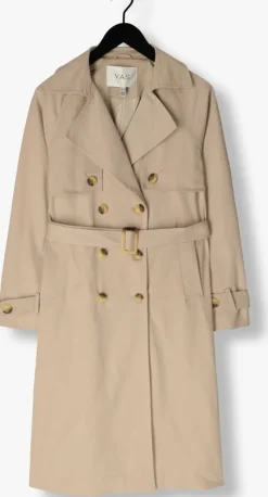 beige y.a.s. trenchcoats yasteronimo trench coat