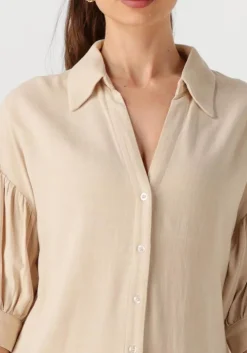 beige ydence midi jurk dress sienna