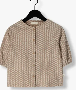 beige your wishes blouses broderie raglan blouse