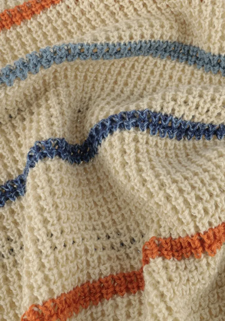 beige your wishes trui stripe knit