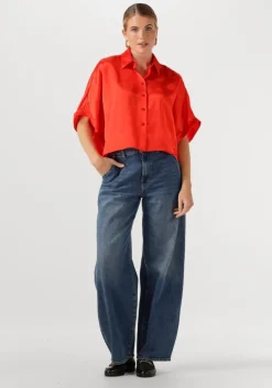 blauwe 7 for all mankind barrel jeans bonnie trouser