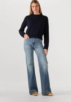 blauwe 7 for all mankind flared jeans modern dojo pine