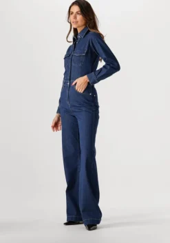 blauwe 7 for all mankind jumpsuits luxe jumpsuit cove