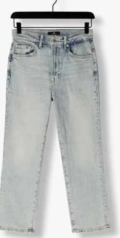 blauwe 7 for all mankind mom jeans logan stovepipe sahara