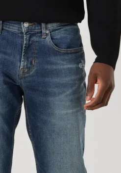 blauwe 7 for all mankind straight leg jeans slimmy tapered