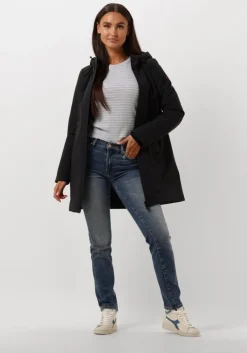 blauwe 7 for all mankind straight leg jeans roxanne