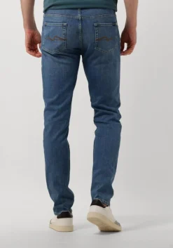 blauwe 7 for all mankind straight leg jeans slimmy tapered